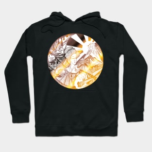 White Gold Dreaming of Japan Hoodie